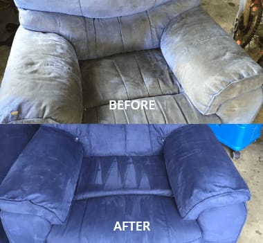 chairs before & after cleaning