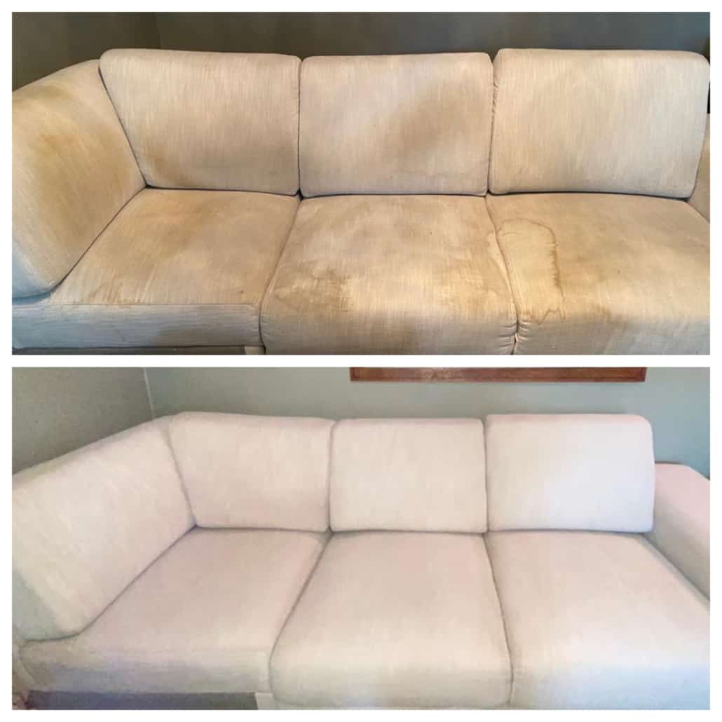 chairs before & after cleaning